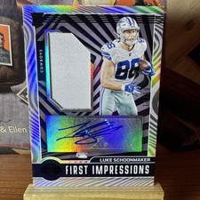 Luke Schoonmaker 2023 Illusions First Impressions Patch Auto RPA  Black /50 #123