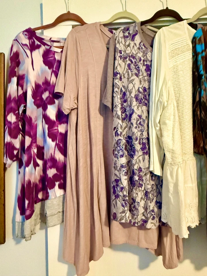 LOGO de Lori Goldstein Revendedores lote de 10 tops, 1X. Wow!! Foto 2 de 4