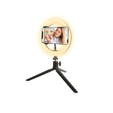 Vivitar 10" LED Ring Light Tripod Phone Clamp Vlog Stream Essentials VIVRL10