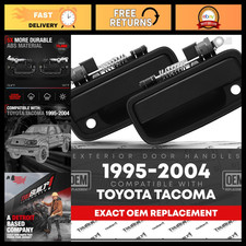Exterior Front Door Handle Replacement Set For 1995-2004 Toyota Tacoma - Texture Exterior Front Door Handle Replacement Set For 1995-2004 Toyota Tacoma - Texture