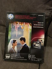 HP - PREMIUM PLUS PHOTO PAPER - BRAND NEW, STILL SEALED BOX - 25 SHEETS- 8.5x11"