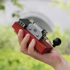 Chiave Telegrafica Manuale con Base Stabile e Ammortizzatore per Uso Radio