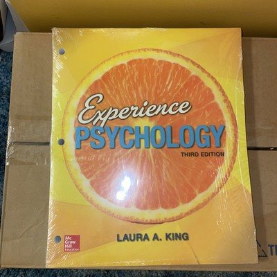 Experience Psychology Third Edition Loose Leaf Laura A. King new & sealed 