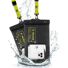 2 Pack IP68 Waterproof Floating Phone Pouch XL - Beach Travel Essentials