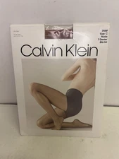 Calvin Klein NEW Matte Ultra Sheer Control Top Pantyhose Size C 705F Nude