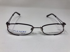 Marchon Eyeglasses Frame 1152 49-19-130 Burgundy Full Rim Metal FC04