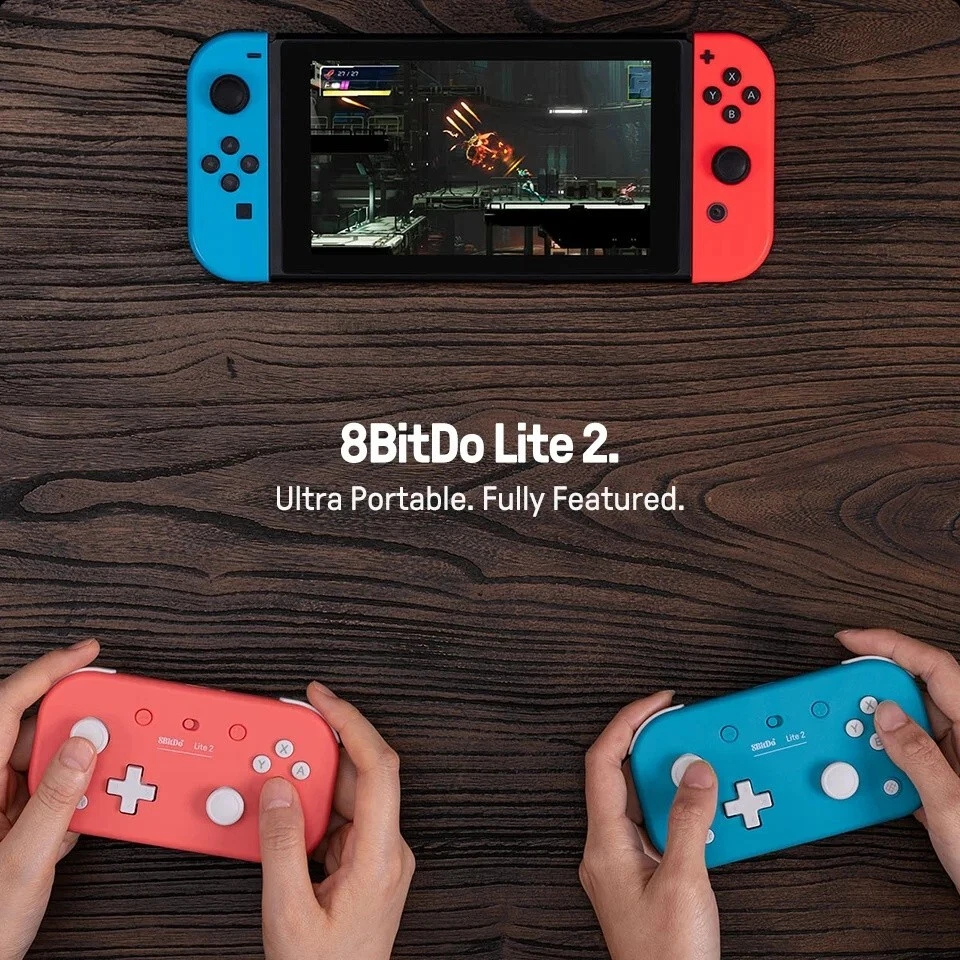 8BITDO Wireless Game Controller Lite 2 Bluetooth Retro Gamepad Android PC Switch - Image 2 of 4