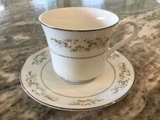 International Silver Co. Fine China “326 Springtime” FOOTED CUP & SAUCER, Japan