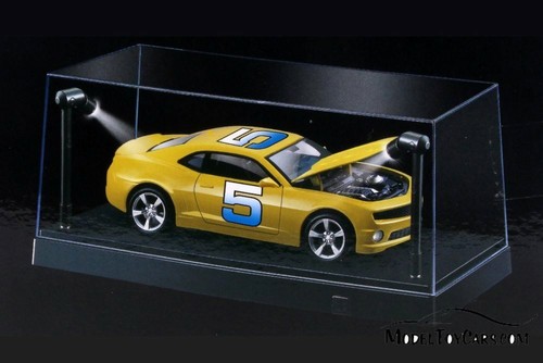 ACRYLIC LED DISPLAY CASE WITH REMOVABLE RISER 9902BK 1/24 DIECAST ACCESSORY - Picture 2 of 11