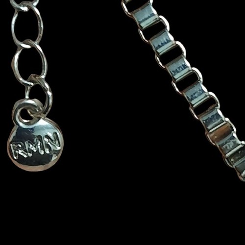 Vintage Dragonfly Jewelry Enameled Pendant and Chain RMN Colorful Insect - Picture 8 of 9