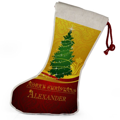 Personalised Tree Decoration Gift Any Name Christmas Stocking Present 2 - Picture 3 of 22