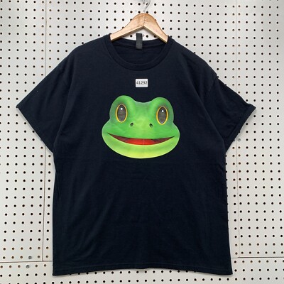 Toad Venom Shirt Mens Large Frog Emoji Graphic Black Whole Team Jumpin 21.5x28