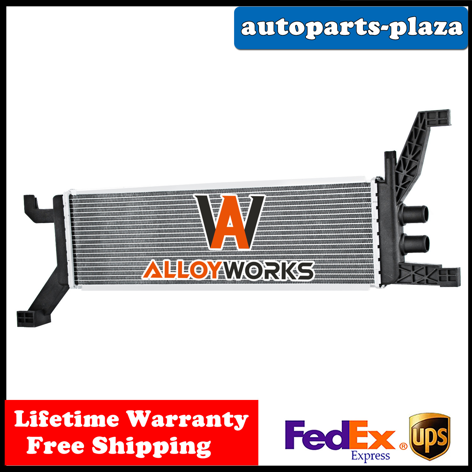 SECONDARY WATER RADIATOR for 13-20 MASERATI QUATTROPORTE GHIBLI #670009821 USA