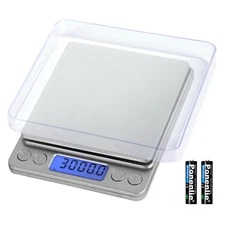 Digital Scale 3000g x 0.1g Jewelry Gold Silver Coin Gram Pocket Size Herb Grain