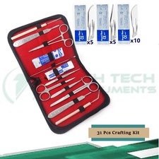 Earring Jewelry Making Kit Pliers Repair Tool Craft Supplies Starter Set 31 Pcs