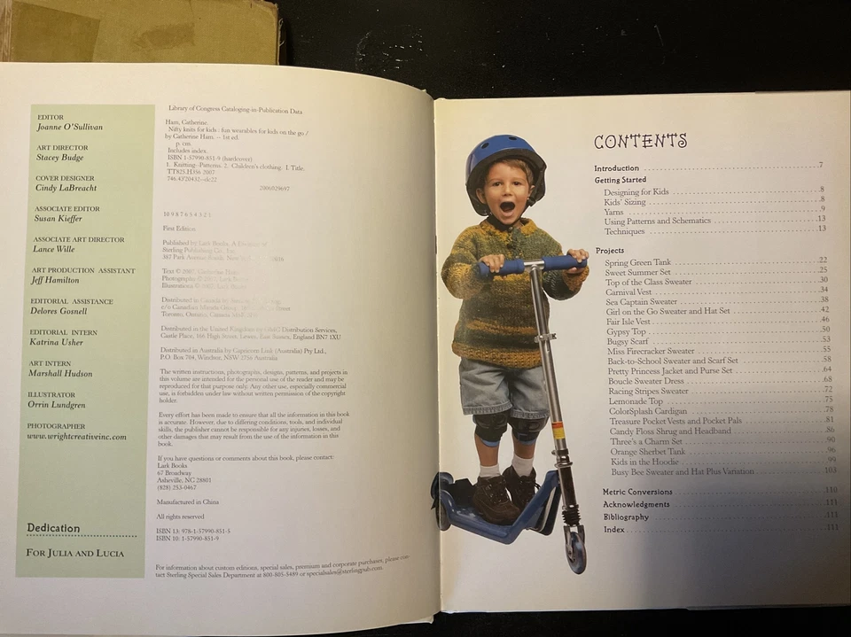Nifty Knits For Kids Instructions Book-sweaters, Pocket Pals, Scarfs, Vests+ - Image 2 of 3