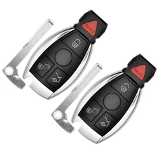 2x Replacement Remote for 1997-2014 Mercedes C/E/S/G-Class Keyless Entry Key Fob