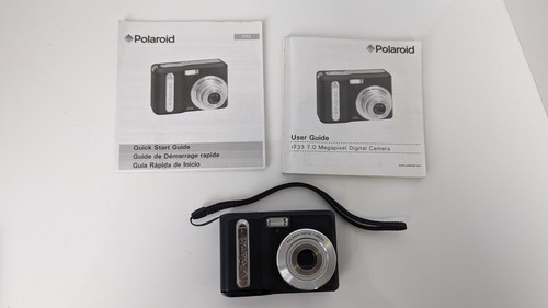 Polaroid i733 7.0 MP Digital Camera Black W/ Manual Tested & Works - Picture 2 of 10