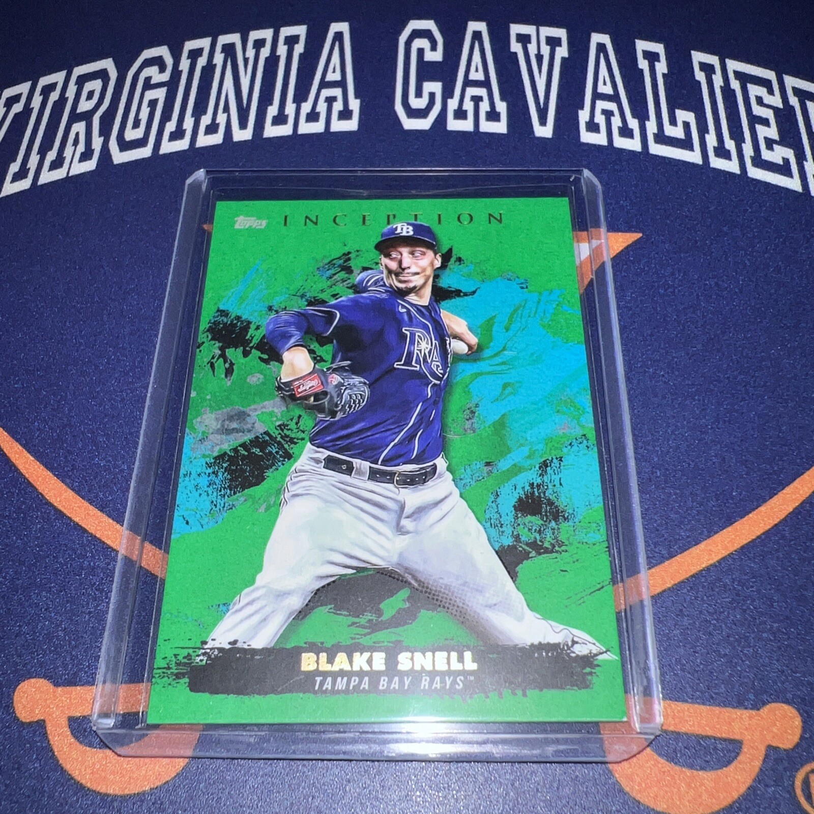 2021 Topps Inception Blake Snell #64 Green Parallel Tampa Bay Devil Rays