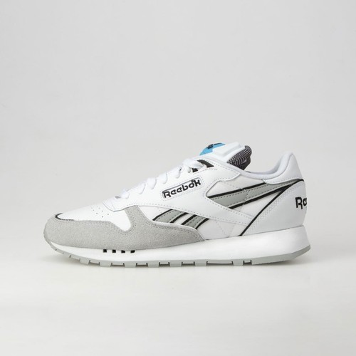 Calzado de salón Reebok clásico de cuero blanco gris GW4726 para hombre talla oki - Imagen 5 de 12