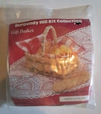 Vintage NOS Burgundy Hill Kit Collection Gift Basket Commonwealth MFG CO