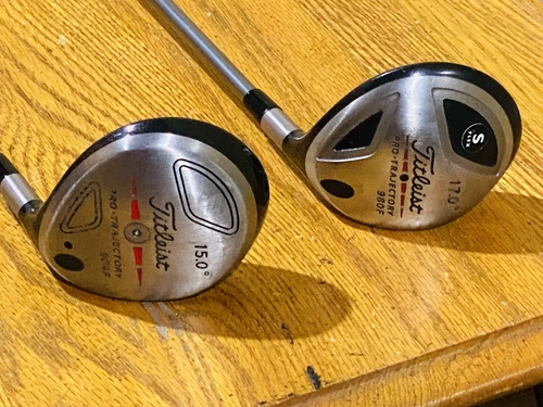 Titleist Pro-Trajectory 904F 15* Wood & Pro Trajectory 980F 17* Wood Stiff