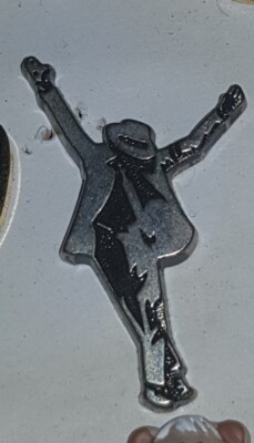Pin seltener Michael Jackson Moonwalk Pin  * Sammlerzustand