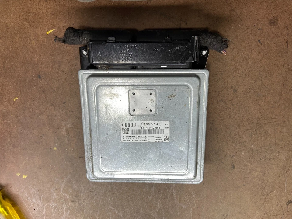 Компьютерный модуль двигателя 2006–2008 Audi A6 3,2 л ECM 4F1910559E I1968 PS - Изображение 2 из 4