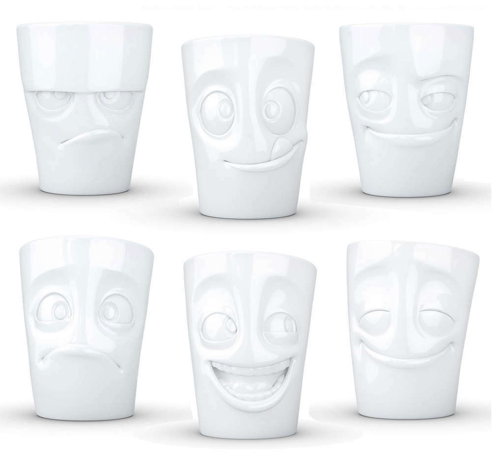 Tassen mugs, grumpy, baffled, cheery, impish, tasty, joking ,handles 58  products | eBay UK