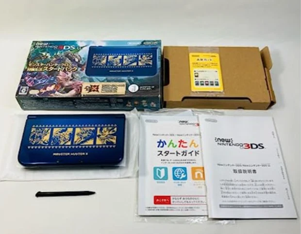 New Nintendo 3DS LL XL Monster Hunter Cross Hunting Life Start Pack from  Japan