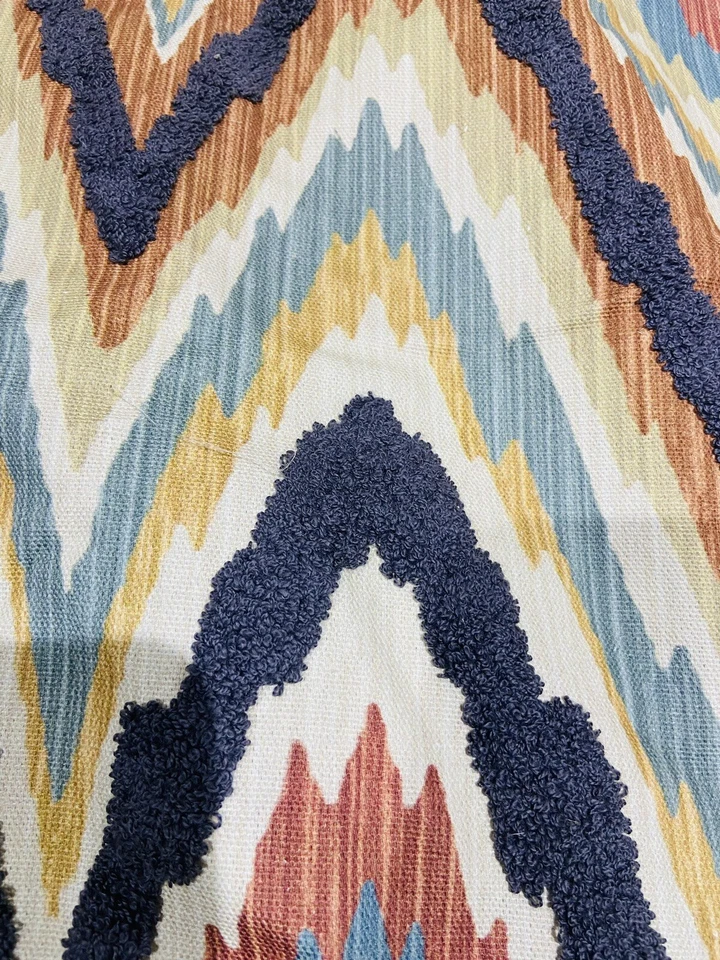 Pindler & Pindler Embroidered Fabric showroom sample 27x27 - Image 2 of 4