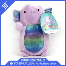 Squishmallows Kellytoy Plush Hug Mees Monica the Axolotl 10" NWT New with Tag