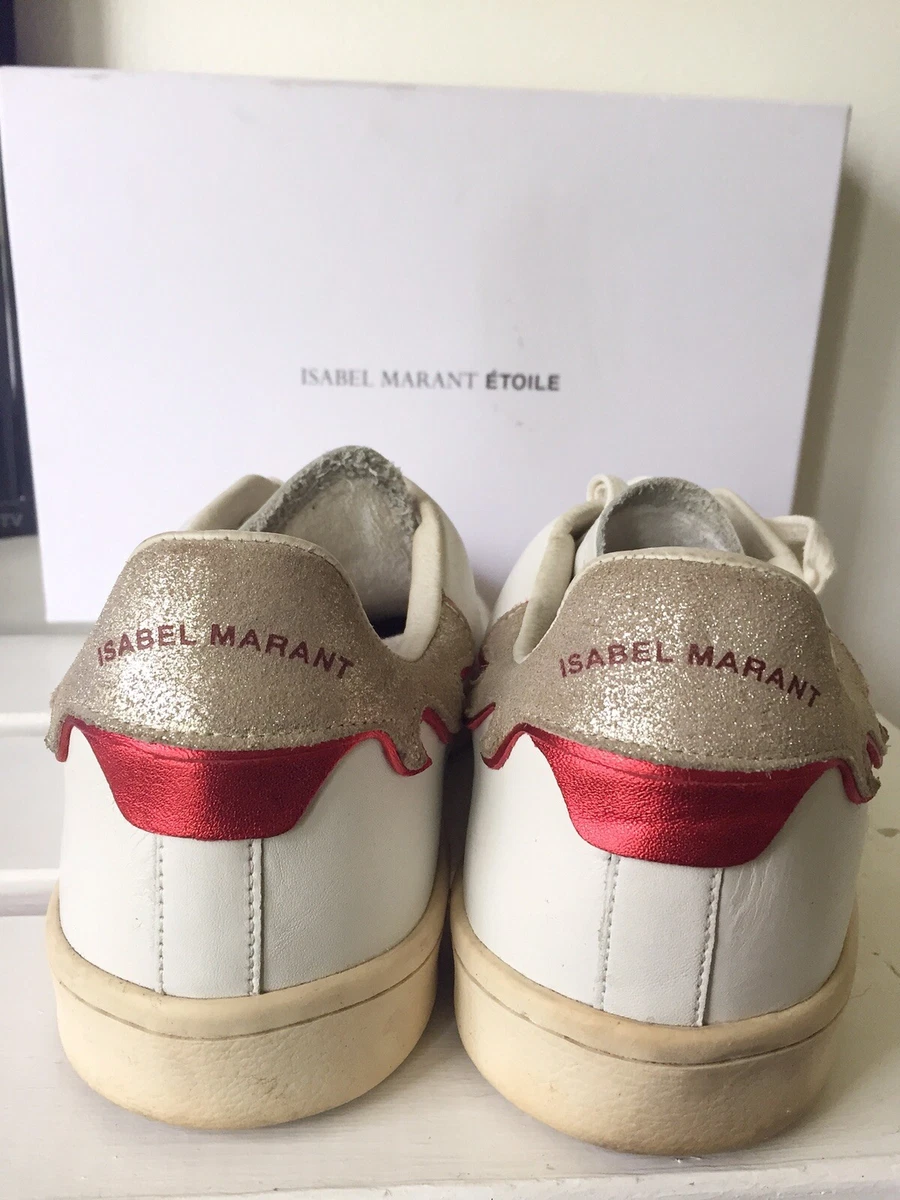 ISABEL MARANT - Bart Leather Sneakers
