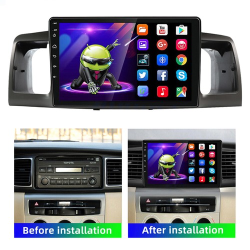 For Toyota Corolla 2003-08 Wireless Carplay 4-64G Android13 Car Stereo Radio GPS - Picture 2 of 20