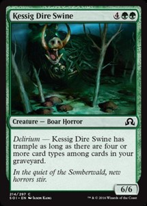 Kessig Dire Swine x4 - Shadows Over Innistrad - NM-Mint, English - Shadows Over