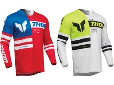 Thor Launchmode Patriot Dozer Jersey Adult MX/ATV/UTV Riding Shirt Motocross '25