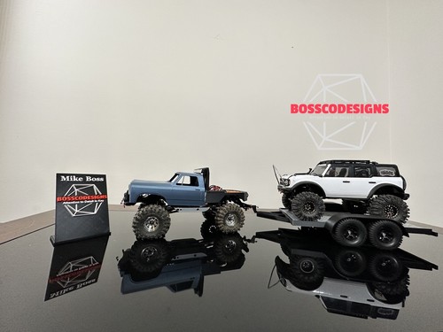 Flatbed Trailer KIT For Traxxas TRX4M 1:18 Scale Model RC Car Flatbed Trailer - Picture 12 of 24