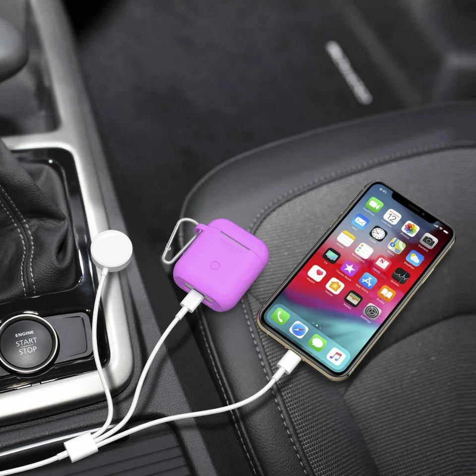 Cable de carga USB magnético cargador 3 en 1 para Apple Watch Series SE 6 5 4 3 2 1 Foto 2 de 4