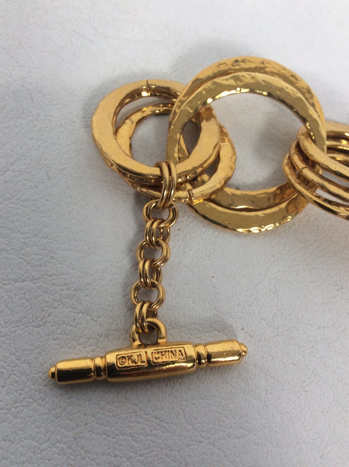 Beautiful KJL Kenneth Jay Lane Modernist  gold to… - image 4