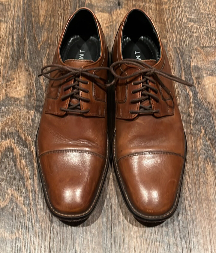 Johnston & Murphy Novick Brown Cap Toe Lace Up Shoes | eBay display picture 3