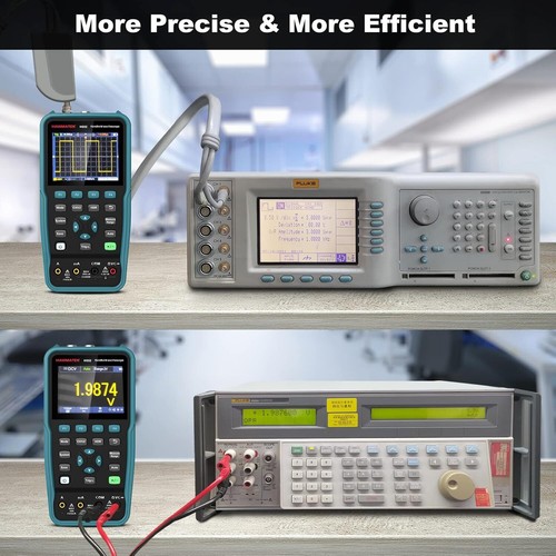 Handheld Digital Oscilloscope Multimeter 50MHz 2-Channel 3.5" TFT Screen - Picture 4 of 11