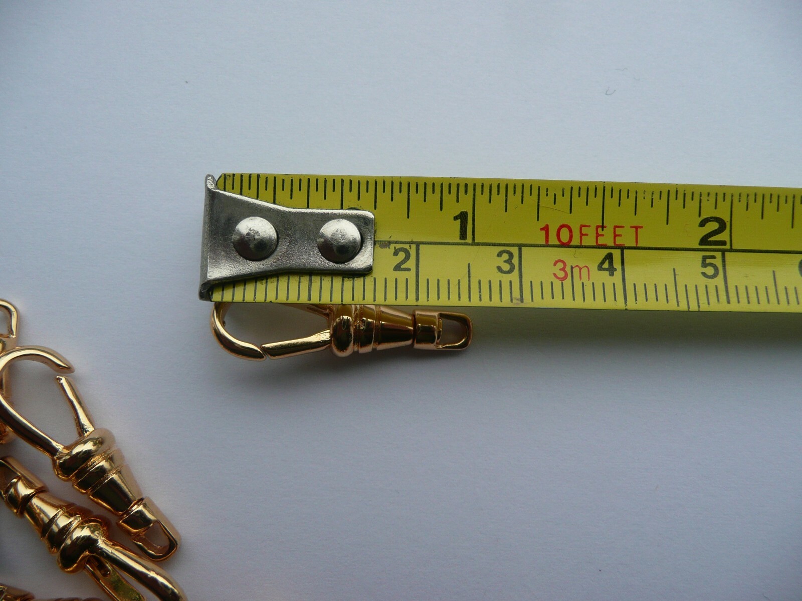 10 x Clasp Gold Plated Albert Swivel Pocket Watch Fob Dog Clip 26mm for