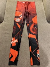 Mens Jock Bodybuilding Red Power Rangers Spandex Tights Compression Pants Medium
