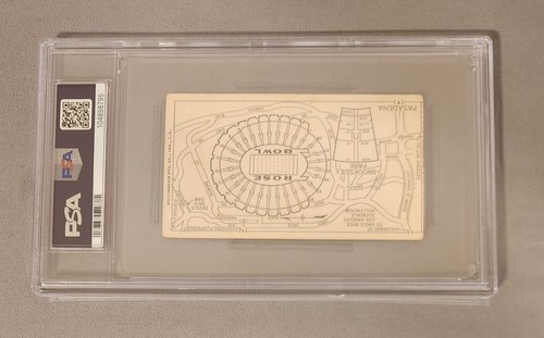 1936 Rose Bowl Ticket Stub PSA 2 - SMU vs Stanford - 第 2/2 張圖片