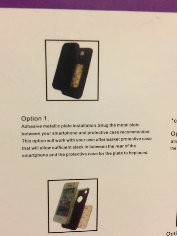 Universal Mini Magnetic Car Mobile Cell Phone Mount Holder 360 Rotating - Image 3 of 4