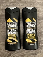 Axe Gold Clean & Styled Instant Control Shampoo 16oz, Pack Of 2, Discontinued