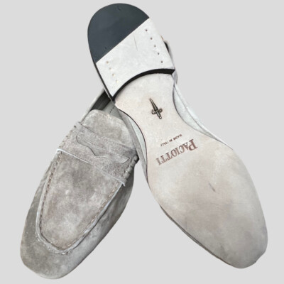 CESARE PACIOTTI US FANCY SOFT SUEDE LOAFERS ITALIAN DESIGNER MENS SHOES Suede Loafers Cesare Paciotti - UK 9, buy pre-owned at 99 EUR main image 2