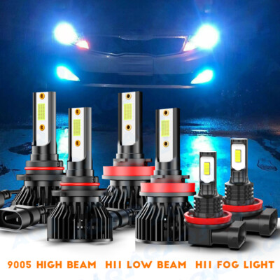 For Honda CR-V CRV 2015 2016 2017-2019 Combo LED Headlight +Fog Light Bulbs Kit