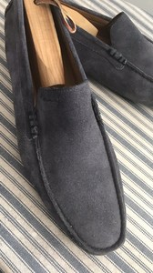 santoni driving shoes