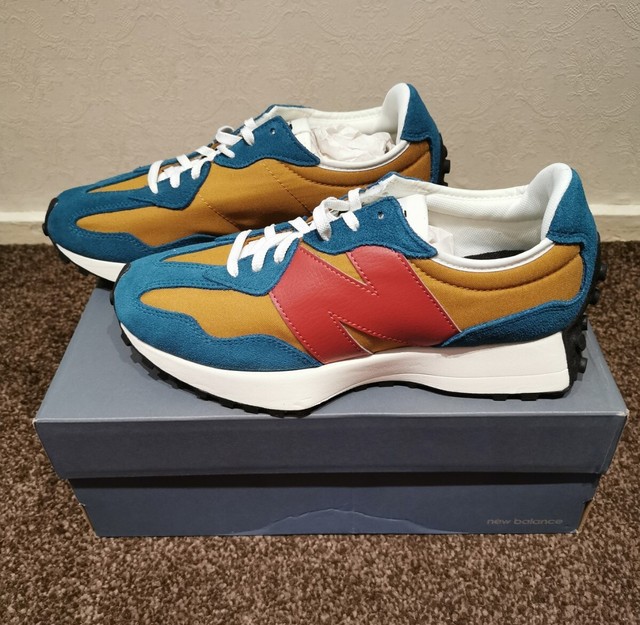 Size UK 8 - New Balance 327 Mountain Teal Workwear 2021 for sale online | eBay